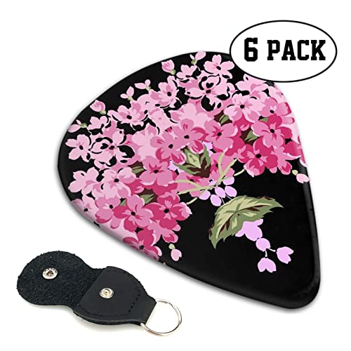 Ensemble de 6 médiators de guitare Beautiful Flowers pour guitare acoustique, guitare électrique, basse, ukulélé – fin… - Les Beatles, Paul McCartney, John Lennon, RIngo Starr, George Harrison Ensemble de 6 médiators de guitare Beautiful Flowers pour guitare acoustique, guitare électrique, basse, ukulélé - fin… – Image 3