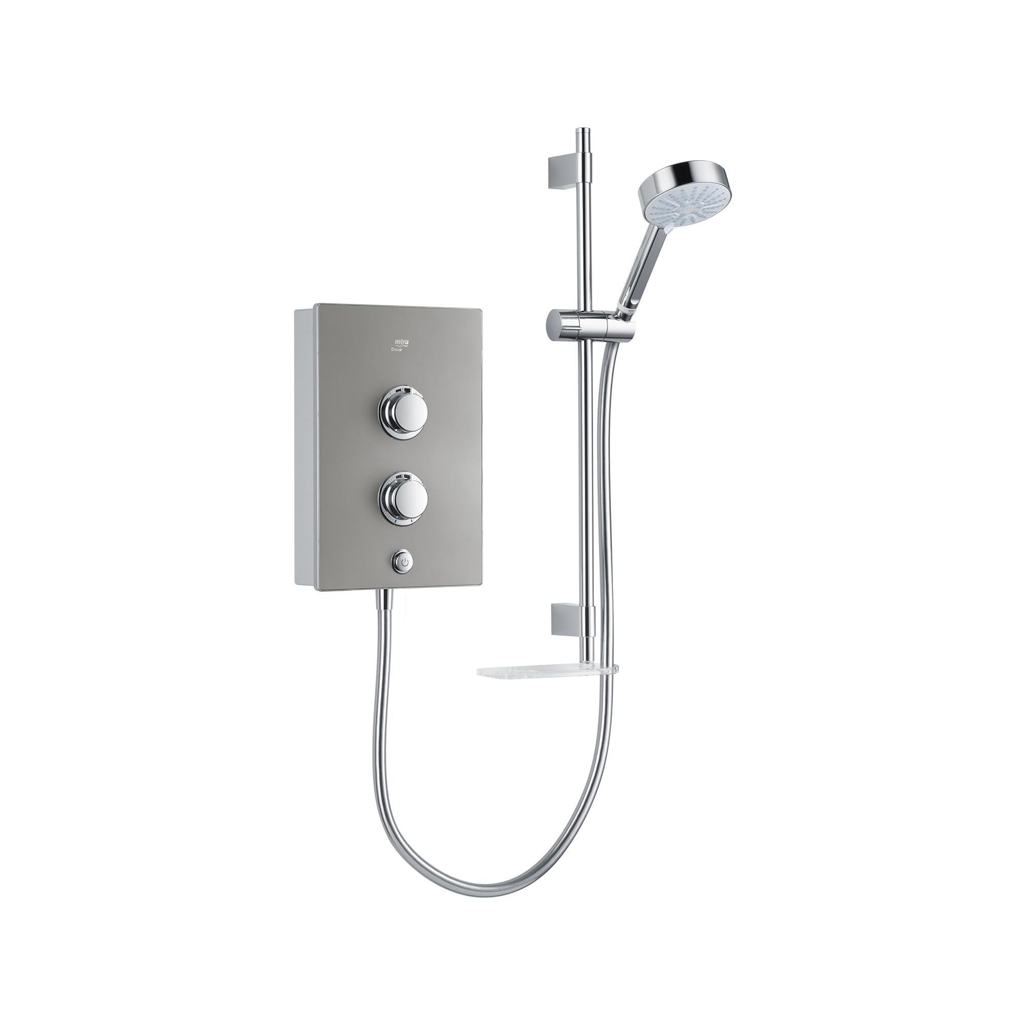 Mira Silver Showers Decor 8.5Kw Sliver Single Outlet Electric Shower 1.1894.001
