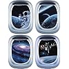 KAIRNE 3D Espace Stickers Muraux Pour Chambre D'enfant, Planète Astronaute Autocollants Muraux
