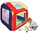 Produktbild DEUBA Bällebad Spielzelt inkl. 200 Bällen Kinderspielzelt Pop Up Spielhaus für Kinder abnehmbares Dach Kinderzelt Bälle