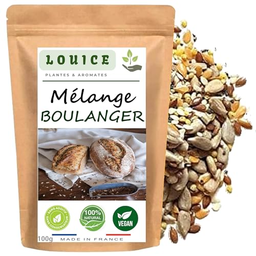 Mélange de Graines pour Pain Boulanger Maison 100g – Idéal pour Pain Maison, Pâtisserie...
