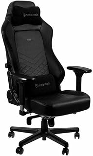 noblechairs Hero Chaise de Gaming - Chaise de Bureau - Cuir Synthétique PU - Noir