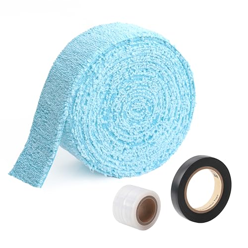 Grip Towel Grip Tape, Non-Slip & Sweat Absorbent, Universal Anti-Slip Wrap for Sports Rackets, Gym Equipment, Tools, Pool Handrails and Walker Grips