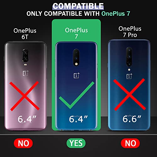 Image of TheGiftKart Ultra-Hybrid Crystal Clear Back Cover Case for OnePlus 7 | 360 Degree Protection | Shockproof Design | Hard Back Cover Case for OnePlus 7 (PC & TPU | Transparent)