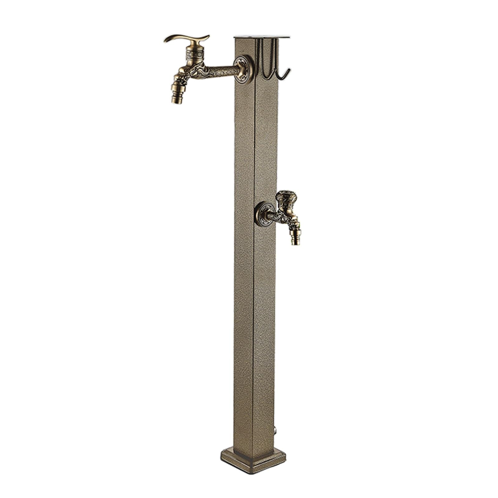 Jet d'eau de jardin autoportant moyen format antirouille pour pelouse