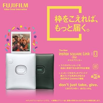 新品☆富士フィルム 2点セットINSTAX SQUARE Link とpal 富士フイルム、スマホ用プリンター“チェキ”「INSTAX SQUARE Link
