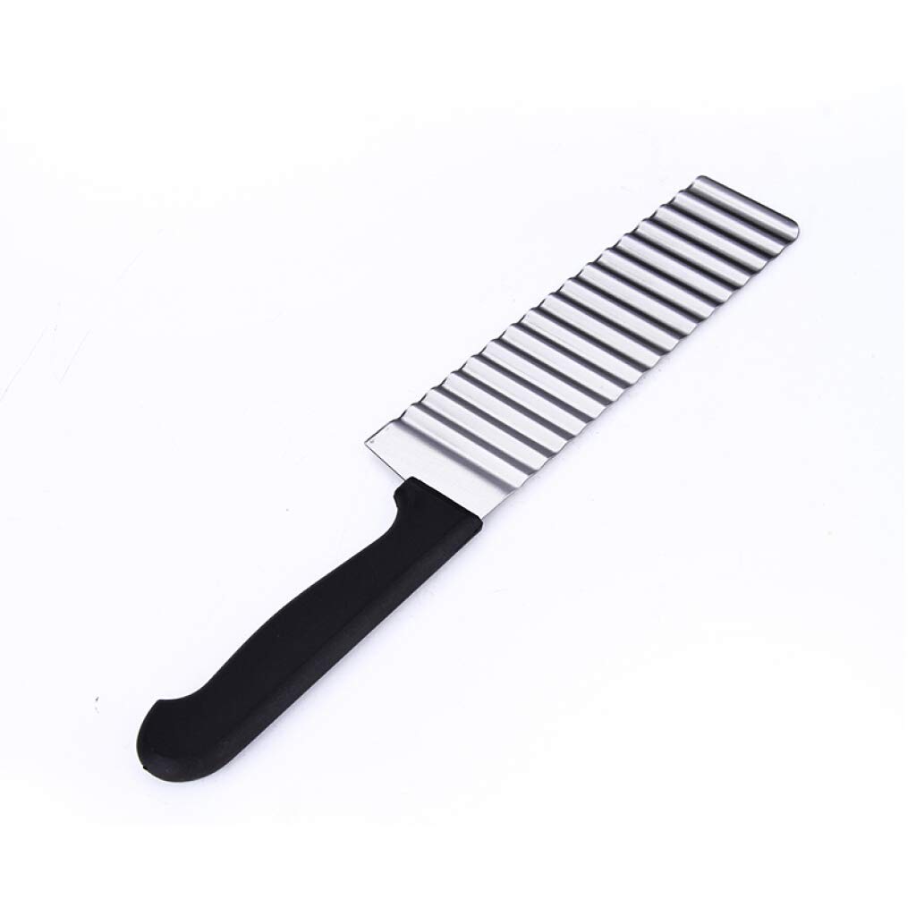 Mockery Potato Ripple Knife Crinkle Cutter Wavy Chopper French Fry