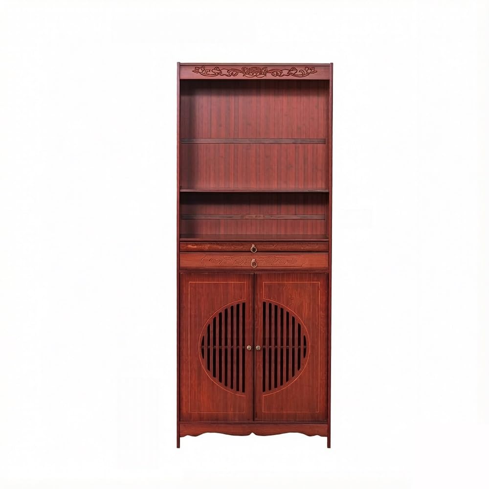 ZENY896V Mandir Altar Cabinet with Doors Solid shrine altar