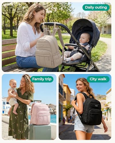 BAGSMART Diaper Bag Backpack