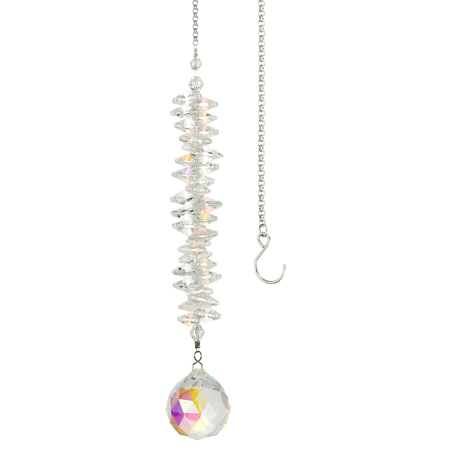 Suncatcher en cristal PATIKIL prisme suspendu pour déco jardin