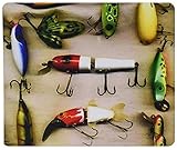 Alte Köder Angeln Gaming Mouse Pad Mousepad Mat