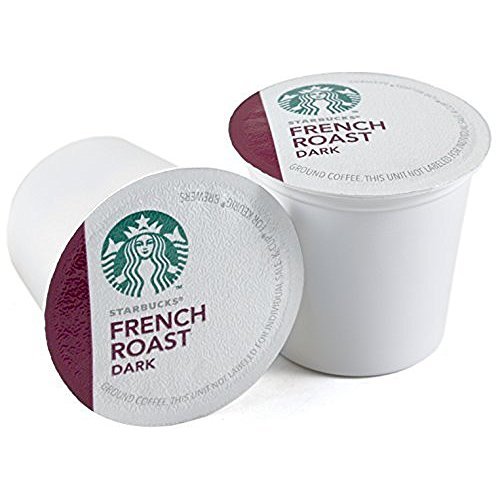 Image of Starbucks Coffee K-Cup Pods, French Roast, Dark Roast Coffee, Notes of Dark Caramel & Sweet Smoke, Keurig Genuine K-Cup Pods, 24 CT K-Cups /Box (Pack of 2 Boxes)