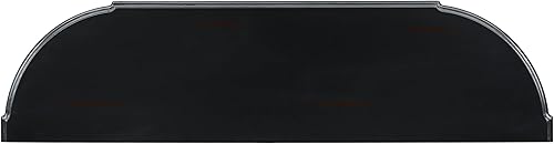 Miniatura 74 de Polibi Mesa consola curvada retro con estante de estilo abierto y 4 cajones superiores, mesa de entrada de media luna de 52 pulgadas de ancho con