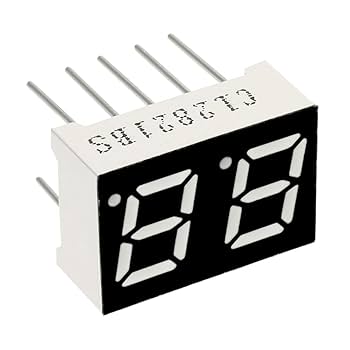 Amazon.com: uxcell Common Anode 10 Pin 2 Bit 7 Segment