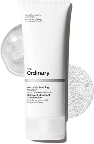 The Ordinary Glucoside Foaming Cleanser, Gentle Foaming Face Wash for All Skin Types Including Sensitive Skin, 150ml