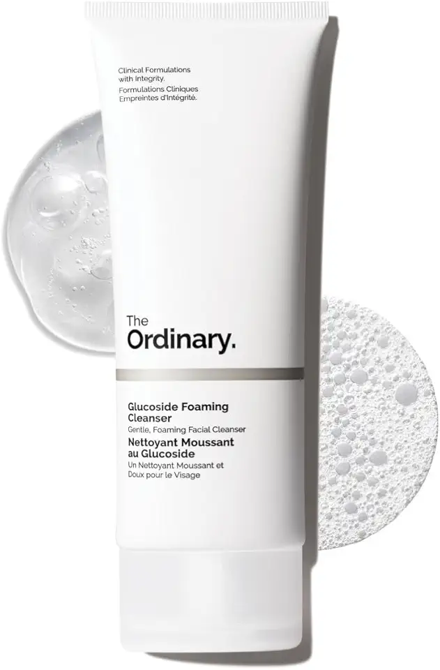 The Ordinary Glucoside Foaming Cleanser, Gentle Foaming Face Wash for All Skin Types Including Sensitive Skin, 5.1 Fl Oz