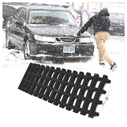 JOJOMARK Tire Traction Mat, Portable Emergency Devices for Snow, Ice, Mud, and Sand Used to Car, Truck, Van or Fleet Vehicle (1pcs23in)