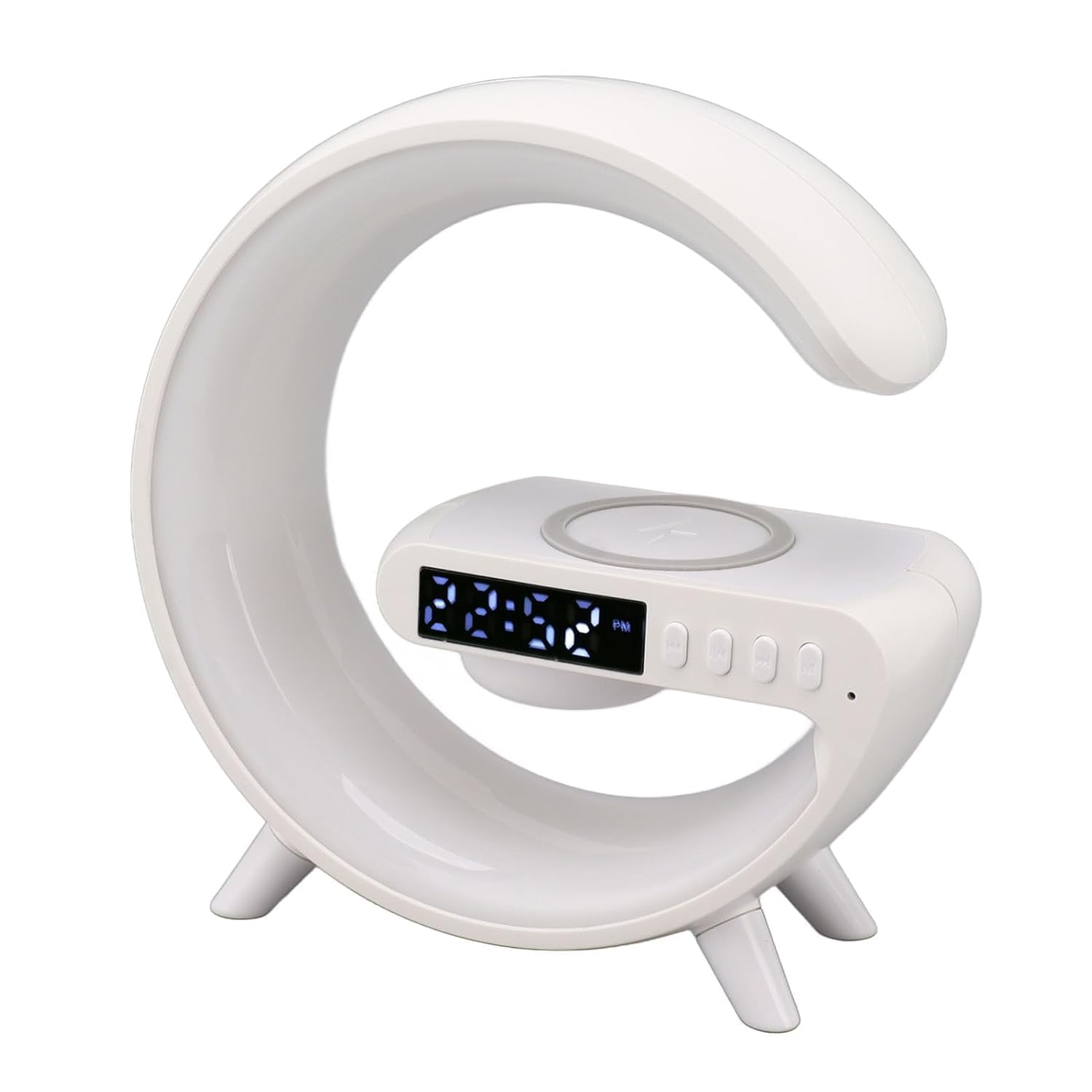 Elevea 𝟏𝟓 𝐘𝐄𝐀𝐑𝐒 𝐖𝐀𝐑𝐑𝐀𝐍𝐓𝐘 Wireless G Speaker with Wireless Charging, Desk Lamp Bedside Night Light, Smart Light, Sound Machine, and Bedroom Home Decor