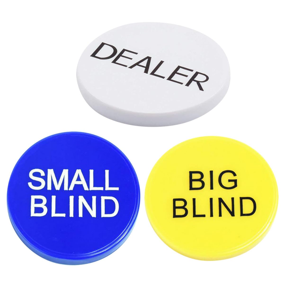 Fichas de póquer HOMSFOU de mesa pack de 3 para contar puntos y bingo 8