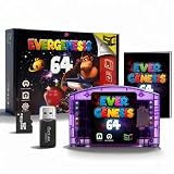 SC64 Pro Retro Game Cartridge for N64 Console - Upgraded 6TG Chip & V2.20.2 Firmware - Supports N64DD/SNES/GBC Games - Region-Free Open Source Flash Cart with 64GB TF Card & 11000+ Games (Purple)