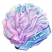 Loofah Bath Sponge 50g Set of 6 Pastel Colors by À La Paix - Soft Exfoliating Shower Lufa for Silky Skin - Long-Handled Mesh Body Poufs- Luffas for Men & Women - Lush Texture - Full Cleanse & Lather