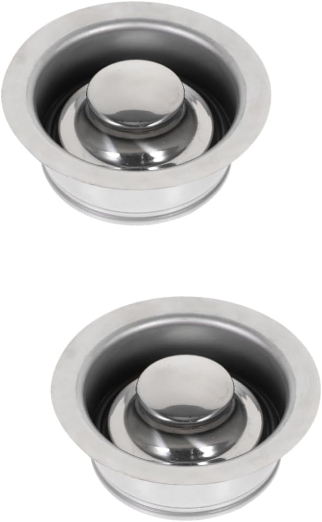 Generic 2pcs Sink Garbage Disposal Flange Stopper Drain Plug Replacement Easy Install