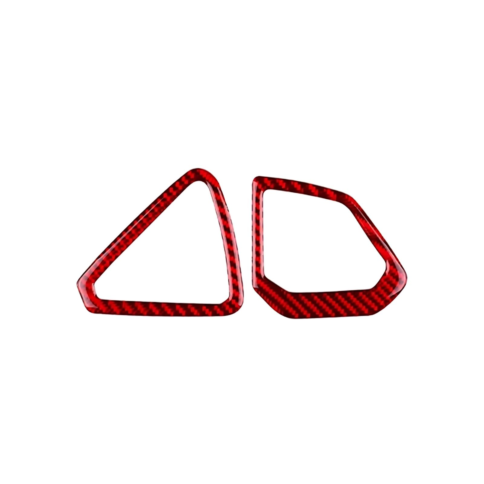 Sanehou Carbon Fiber Red Dashboard Air Vent Frame Compatible With Bmw For Z4 For G29 2019-2023 Lhd Rhd Car Dashboard Upper Air Vent Trim Frame Air Outlet Decorative Cover Sticker