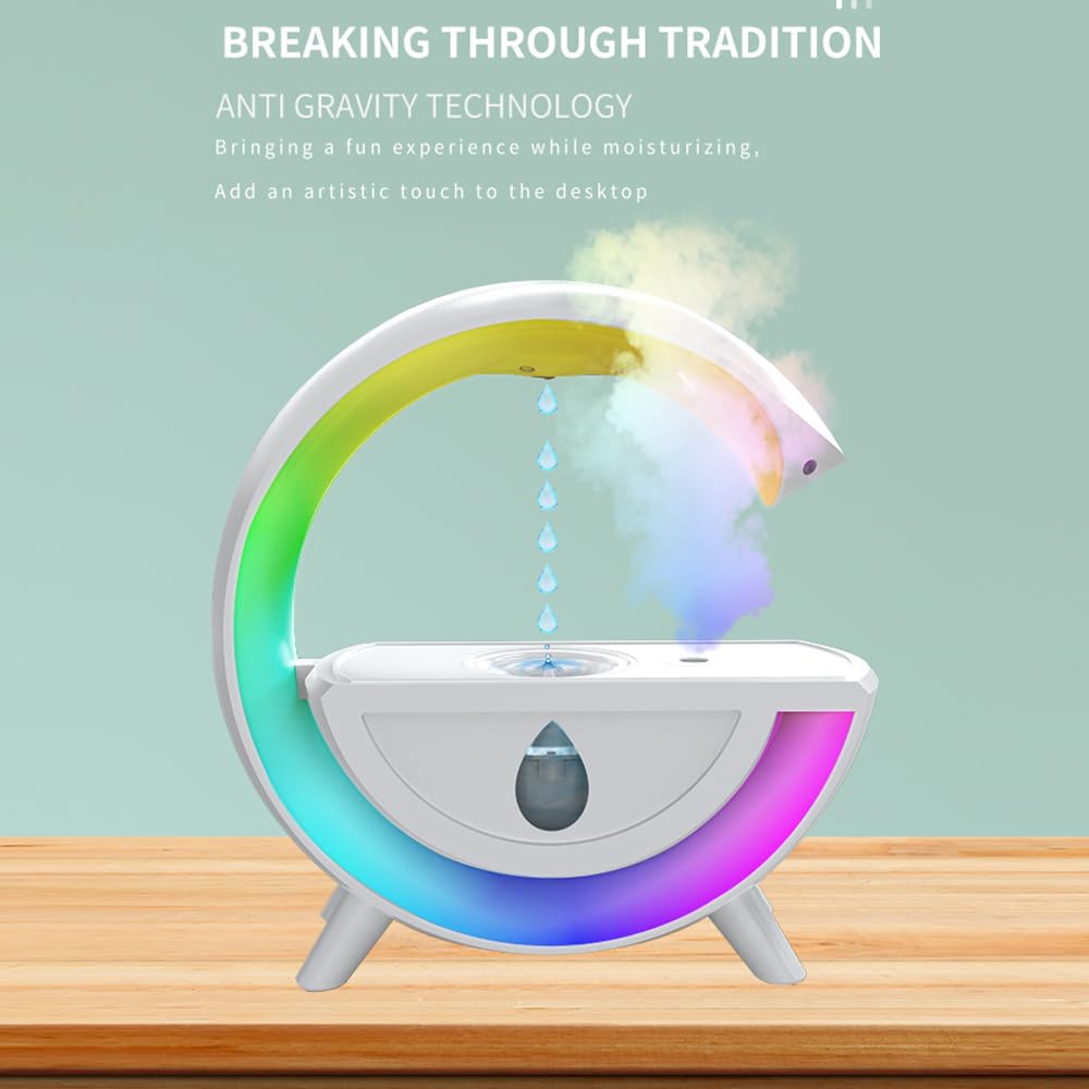 Umidificatore Anti- Design Cool Mist Umidificatori Interruttore integrato 350ml Luci abbaglianti di grande capacità Spegnimento veloce Umidificazione Velocità Baby