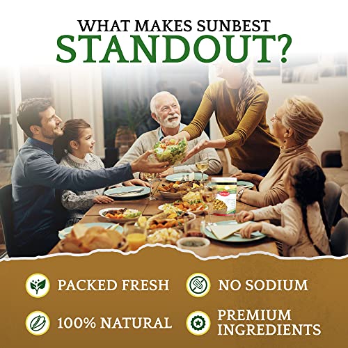 Sunbest Natural California Walnuts, Halved, Raw, Shelled, Non-Gmo, Vegan, Kosher, 3 Lbs. #TOP5