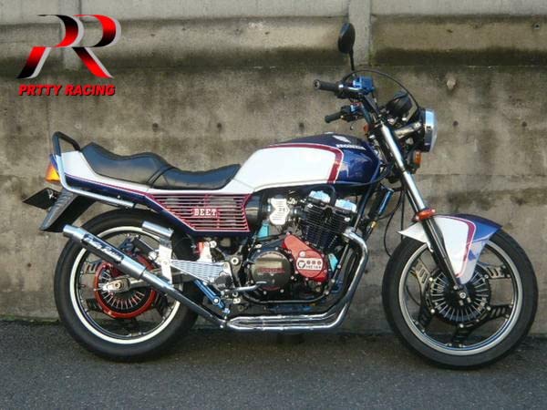 Amazon | CBX400F 45π 分割式 （極タイプ1） 4-2-1 管 メッキ PRETTY