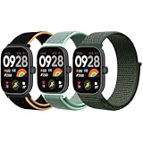 [SUGARJAR] 3本セット ナイロンストラップ Xiaomi Smart Band 9 Pro/Mi Band 8 Pro/Redmi Watch 5/4対応 スポーツ交換ストラップ 女性 男性