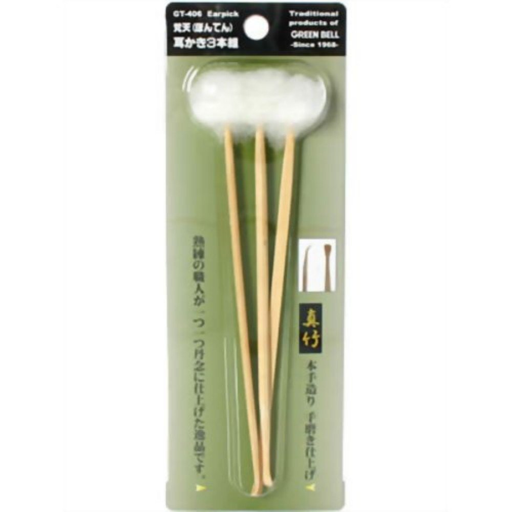 Greenbel Japan Wooden Earpick -
