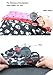 PUPTECK Fleece Pet Dog Beds Blanket Puppy Cat Blankets and Throws for Car Crate Couch Cover,Black Large
