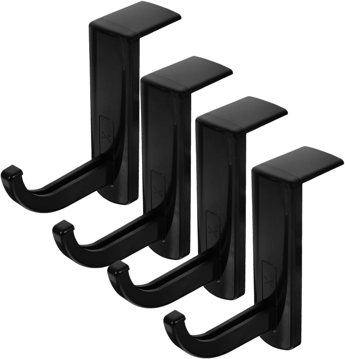 Vaguelly Headphone Hook Bracket Self-Adhesive Headset Hanger for Computer Monitor Headphone Holder for Small to Large Headsets Convenient Pc Setup Accessories for Home Office Cafe