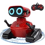 Verbesserung der Hand- und Augenkoordination: Die Kinder lernen mit der Fernbedienung, den Roboter nach links und rechts zu lenken, zu tanzen und kreisende Bewegungen auszuführen. Um wichtige kreative Denk- und Problemlösungsfähigkeiten zu verbessern, verbessern Sie die Hand- und Augenkoordination, steuere den Roboter, um dich vorwärts zu bewegen. Wenn du auf das Hindernis triffst, Kinder biegen schnell nach rechts oder links ab, wenn die Taste gedrückt wird und vermeiden es.