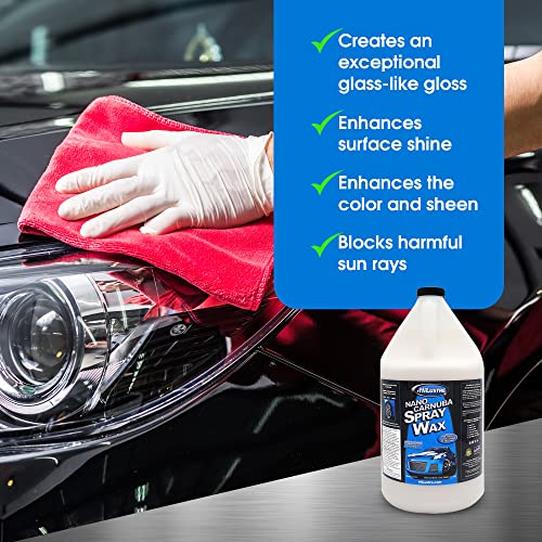 Nano Carnauba Spray Wax, cera líquida para auto 1 galón miniatura 4