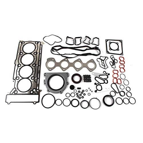 Bulubiu M271 Engine Cylinder Head Gasket Set Fits for Mercedes W204 W212 M271 C200 E200 SLK200 2010-2016 1.8L Turbo Replace OE 2710161520