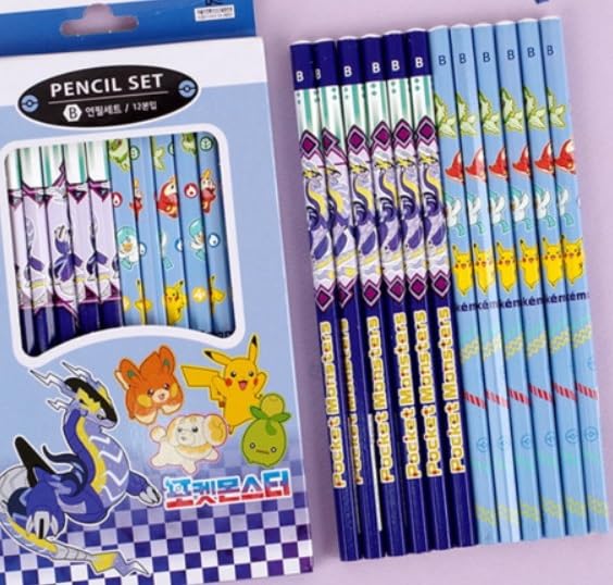Lápices Pikachu de grafito, pack x12 miniatura 6
