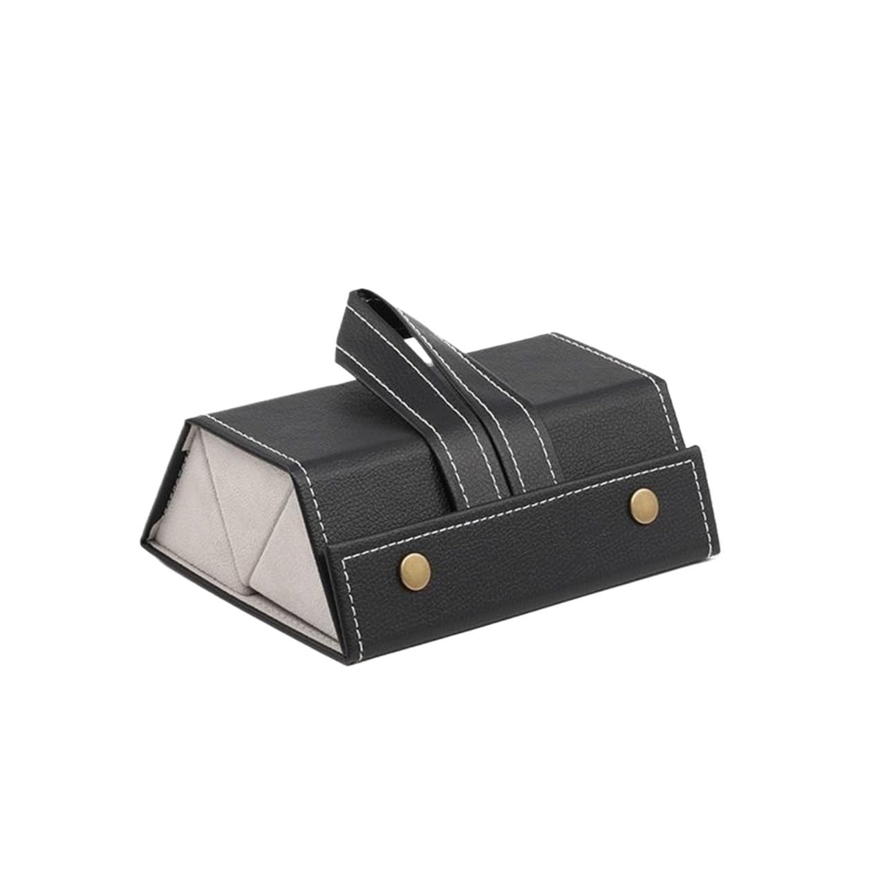 Porta Occhiali per Casa Espositore for Occhiali Pieghevole, Porta Occhiali da Sole Organizer Occhiali da Sole(Black,16x12.5x6cm)