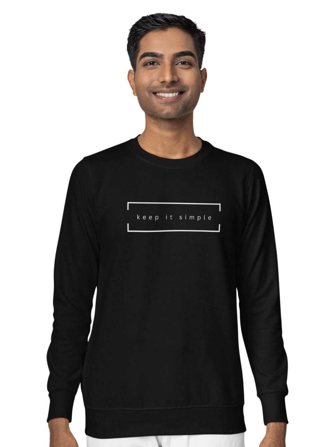 Mode Attire Keep It Simple Unisex Sweatshirt-image-49