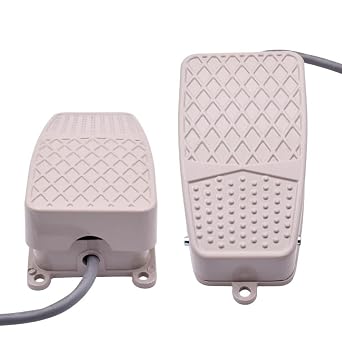 1pcs FS-2 On Off Momentary Electric Power Foot Pedal Switch 220V 10A Waterproof Metal SPDT 1NO1NC Footswitch Industrial Machine