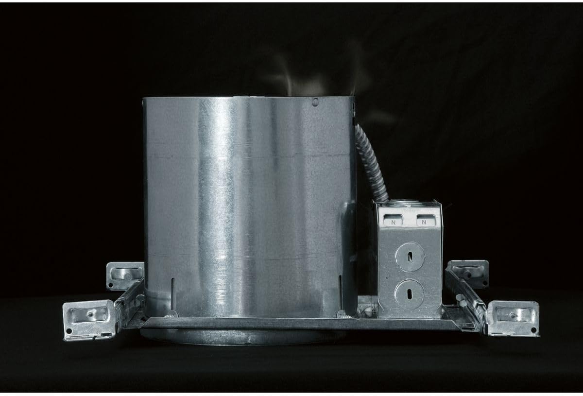 Progress Lighting P87-AT Unit Can Be Installed in Ceilings from 1/2-Inch to 1-1/2-Inch Thick Heavy Duty Mounting Frame, Full Reflector Design, UL/CUL Listed for Damp Locations