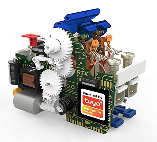 Protección de control 2 x 16 A ZigBee TUYA Medición de Energía