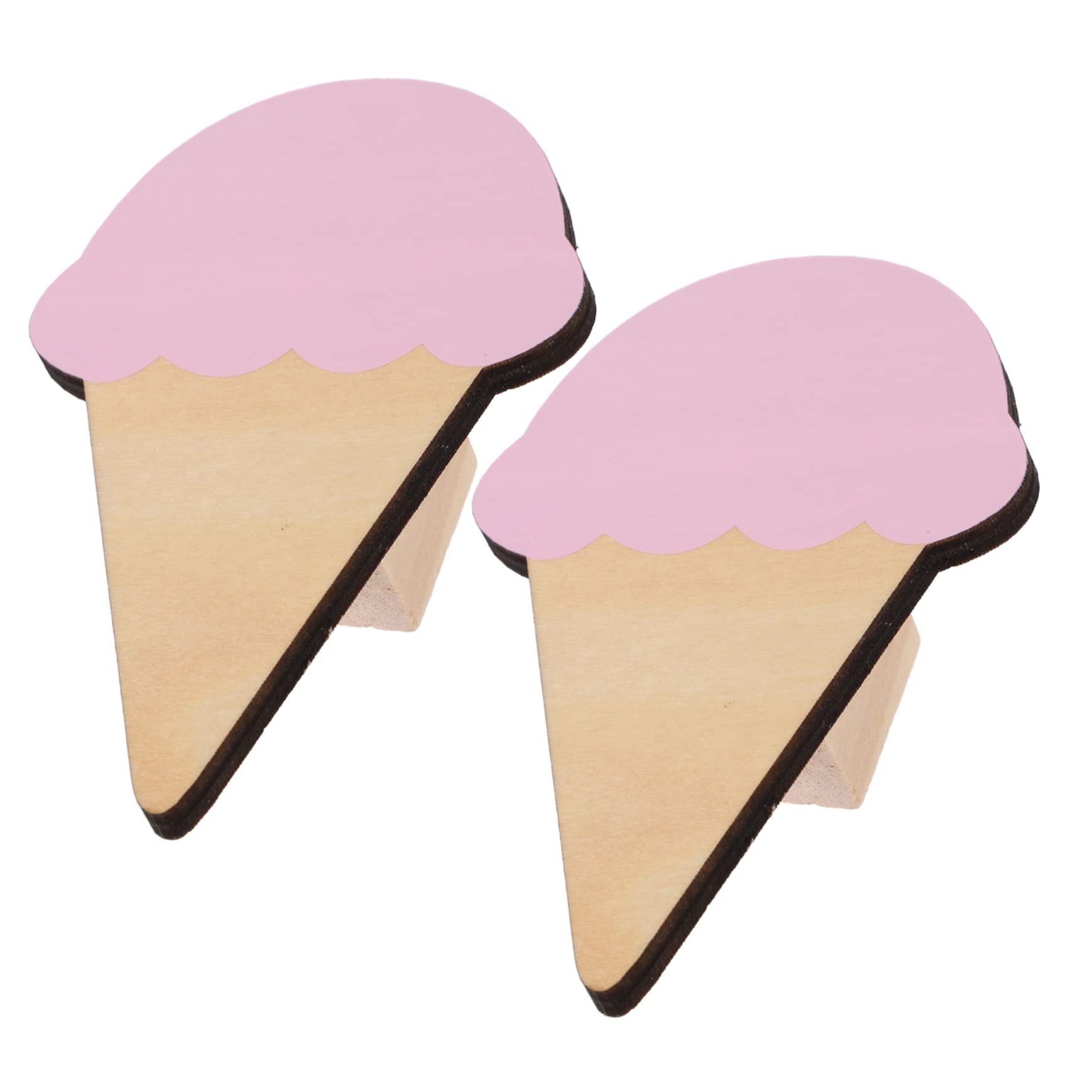 MAGICLULU 8juegos Ganchos De Pared Decorativos Forma De Helado Para Adhesivos y Prácticos Para Colgar Ropa y Accesorios Habitaciones Infantiles y Baños