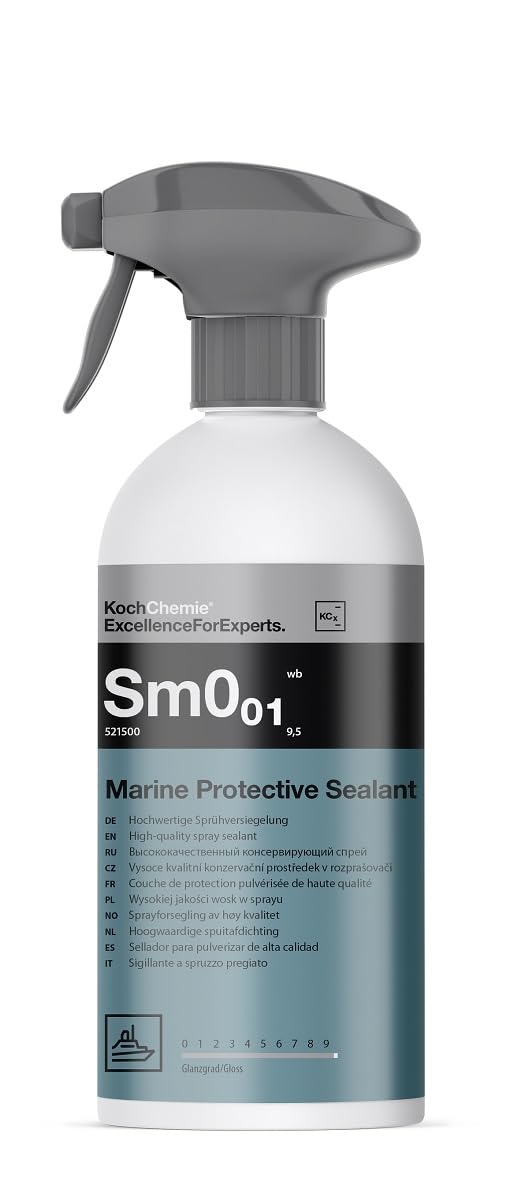 Koch Chemie Marine Protective Sealant 500ml Sprühversiegelung Boot Gelcoat Lack hydrophob UV Schutz Glanzversiegelung Yacht