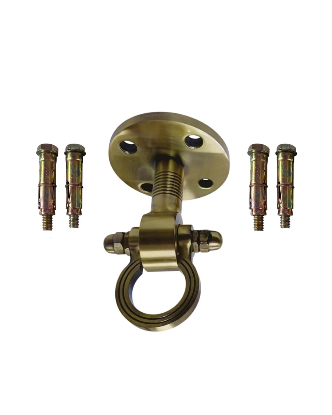 Strong and Sturdy Heavy Duty HI-Grade Quality Life TIME WARRENTY, Ceiling KADA Swing, Patio Antique Finish Brass Bearing kada 25MM Rod with Weight Capacity of 2000KG, (Pack of 1PCS)-image-39