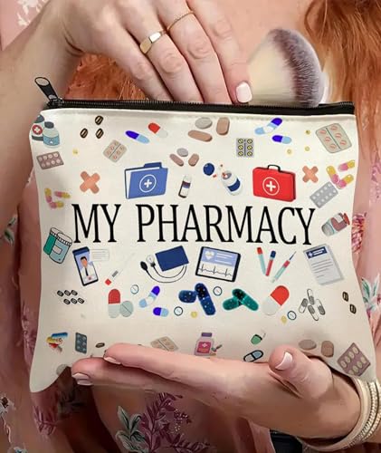 Image of Medicine Pouch for Travel, Medicine Pouch, Travel Organizer Pouch, Compact Medicine Bag for Trips, Small Travel Pouch for Toiletries and Essentials, Compact Kit for First Aid and Medications
