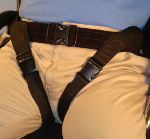MTS Medical Supply SafetySure Thigh Strap, Gait Belt with Leg Strap, Patient Transfer and Walking Gait Belt for Caregive