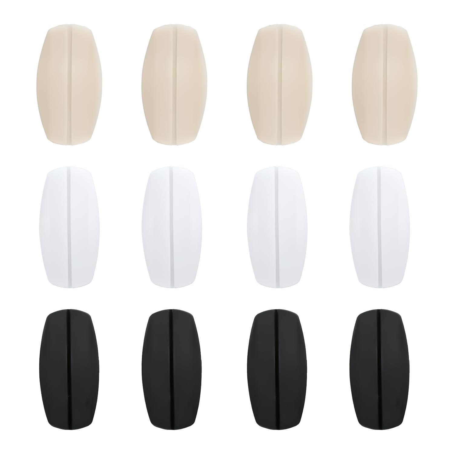 Bojueshaw 6 Pairs Silicone Bra Straps Cushions,Non-Slip Shoulder Pads,Comfortable Strap Holders,Elastic Strap Retainers for Women Girls