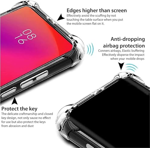 Image of BOXXO Flexible Back Cover for Mi 11X | Back Cover Transparent Clear Shockproof Case Four Corner Protection | Slim Protective Mobile Phone Cover for Mi 11X